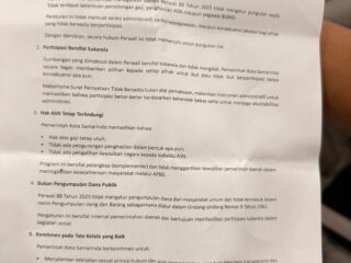 Pemkot Samarinda Tegaskan Perwali 88/2025 Sumbangan Gotong Royong Bukan Pungutan Wajib